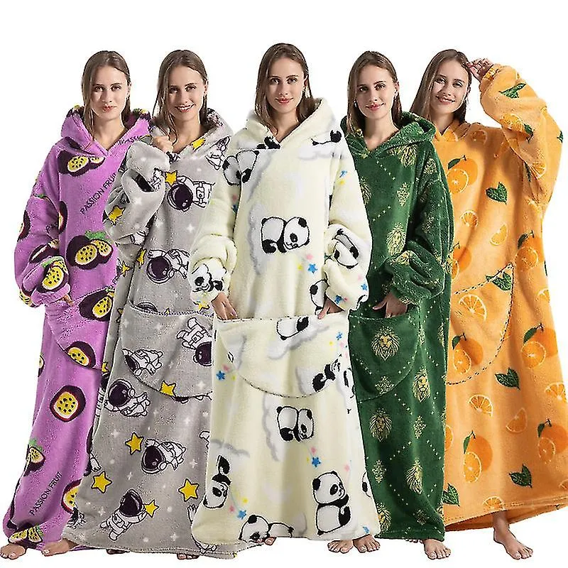 2023 Nueva manta con capucha portátil de gran tamaño extra larga cálida felpa de lana de felpa de invierno Sherpa Pullover Hoodi