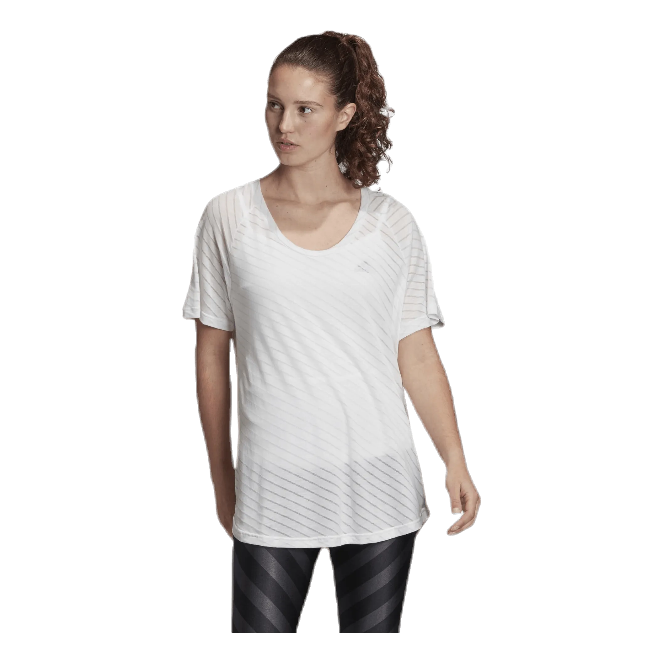 Adidas Burn Out Tee White