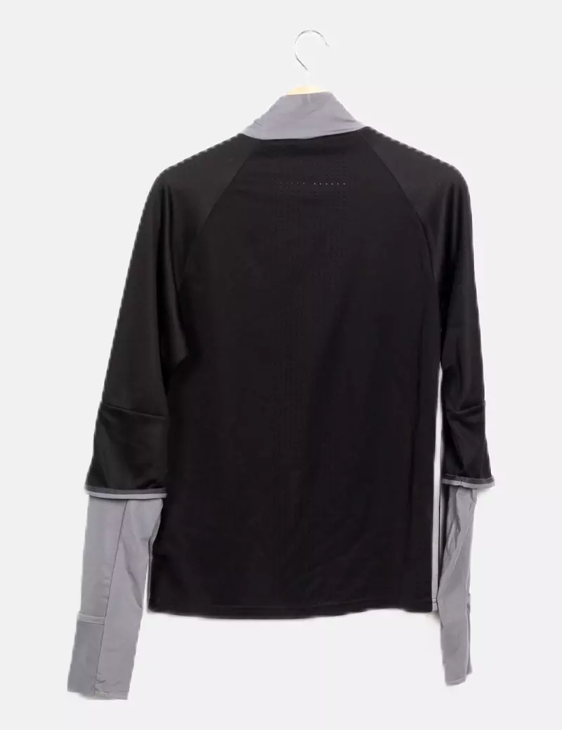 Adidas Camiseta deportiva negra