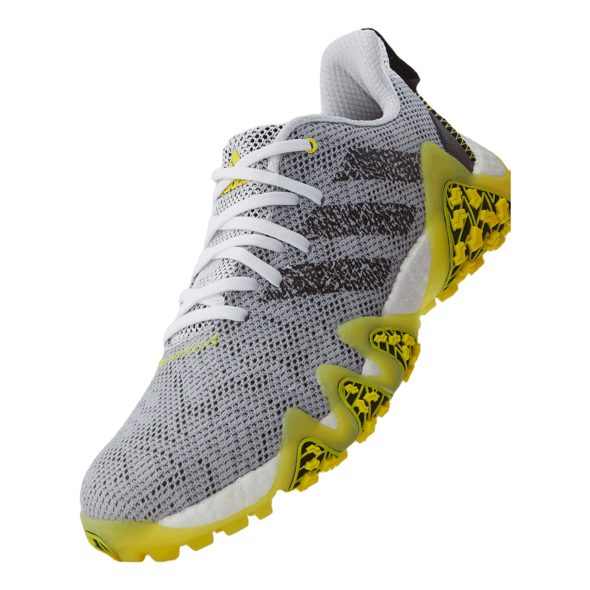 Adidas Codechaos 22 Spikeless Golf Shoes Cloud White / Core Black / Beam Yellow