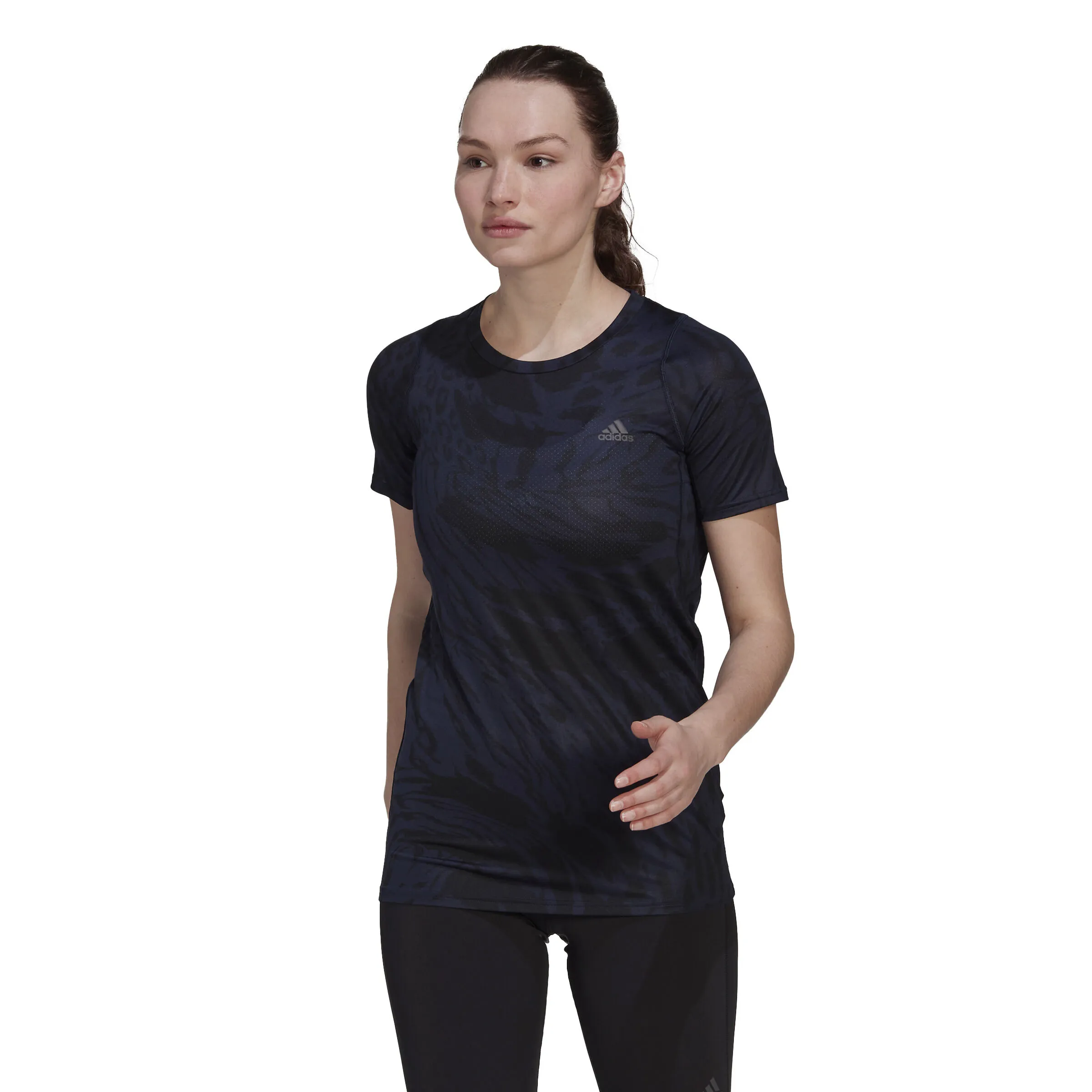 adidas Fast All Over Print Camiseta De Running Mujeres