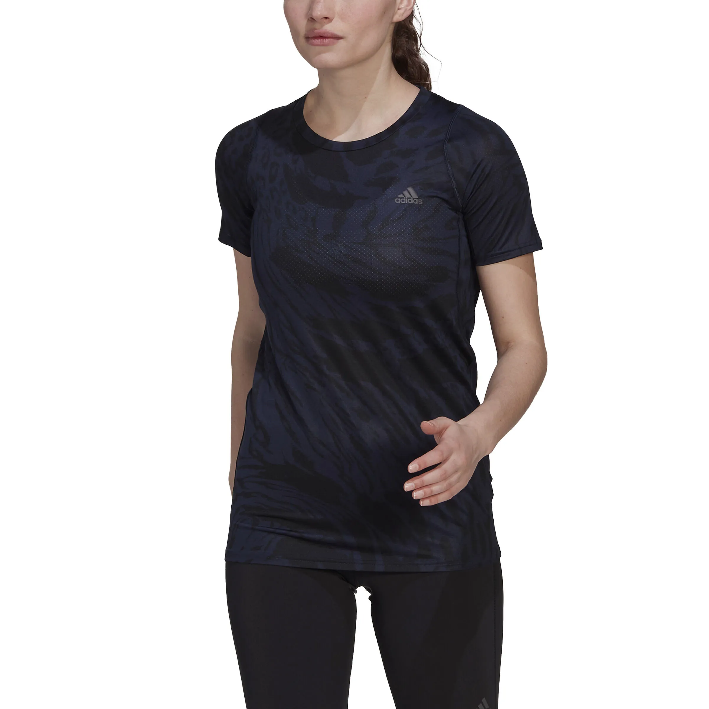 adidas Fast All Over Print Camiseta De Running Mujeres