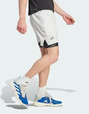 ADIDAS PANTALóN CORTO TENNIS AEROREADY TWOINONE PRO