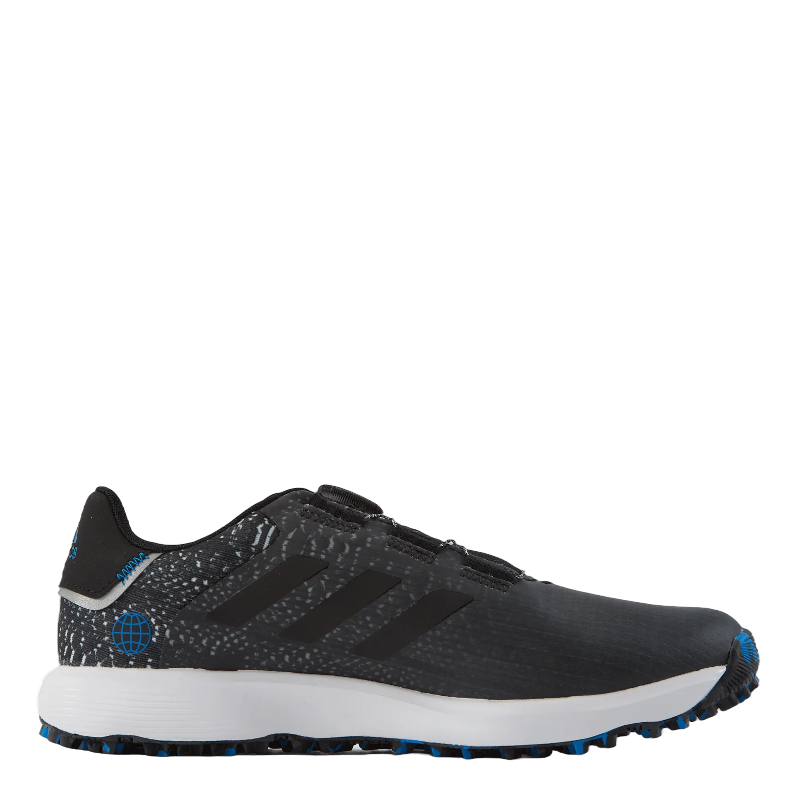 Adidas S2G BOA Wide Spikeless Golf Shoes Core Black / Core Black / Grey Six