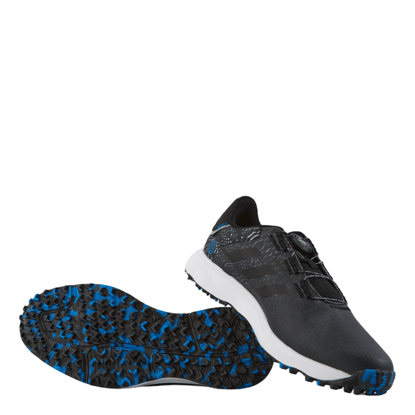 Adidas S2G BOA Wide Spikeless Golf Shoes Core Black / Core Black / Grey Six