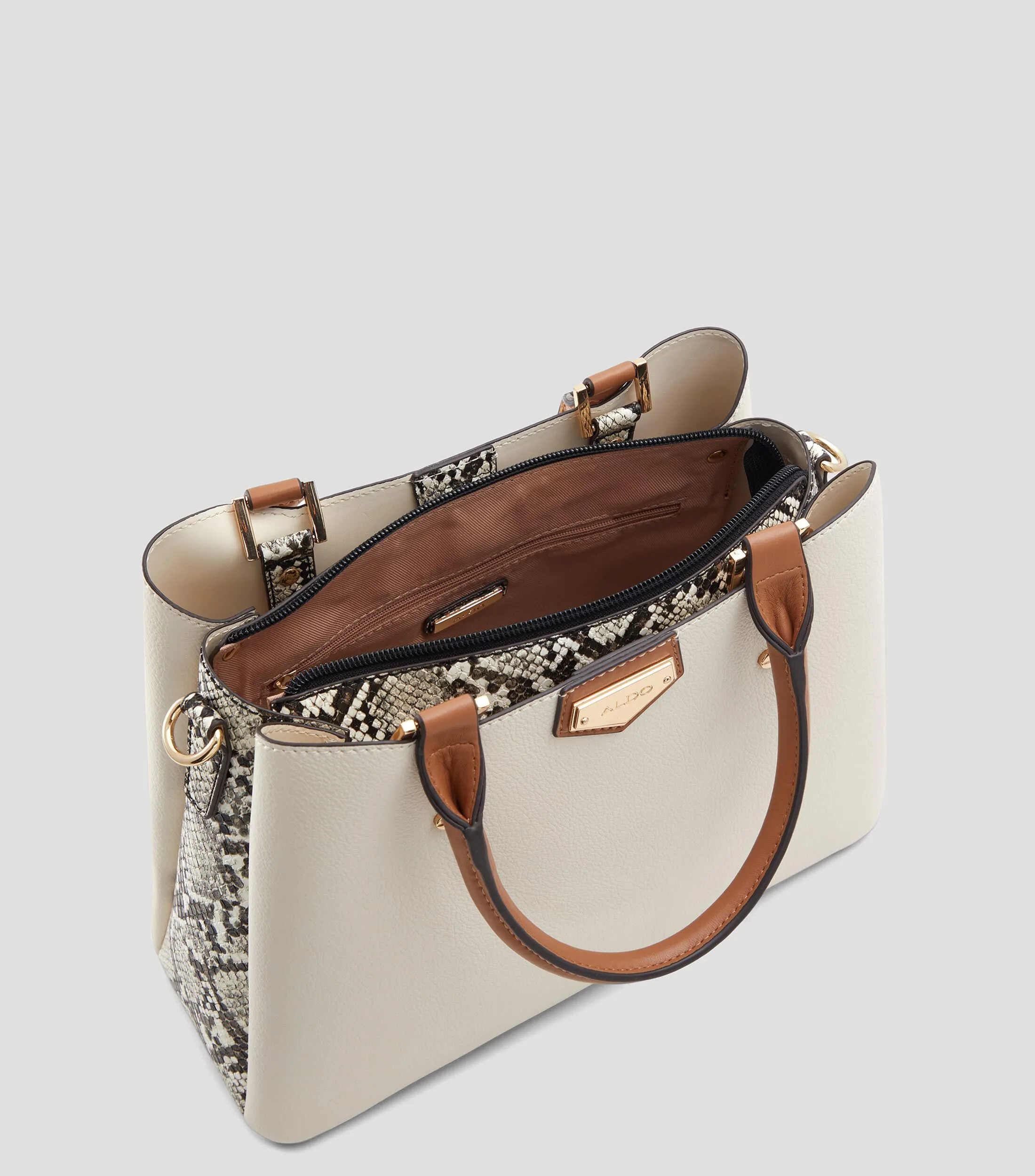 Aldo Bolso Satchel liso Mujer