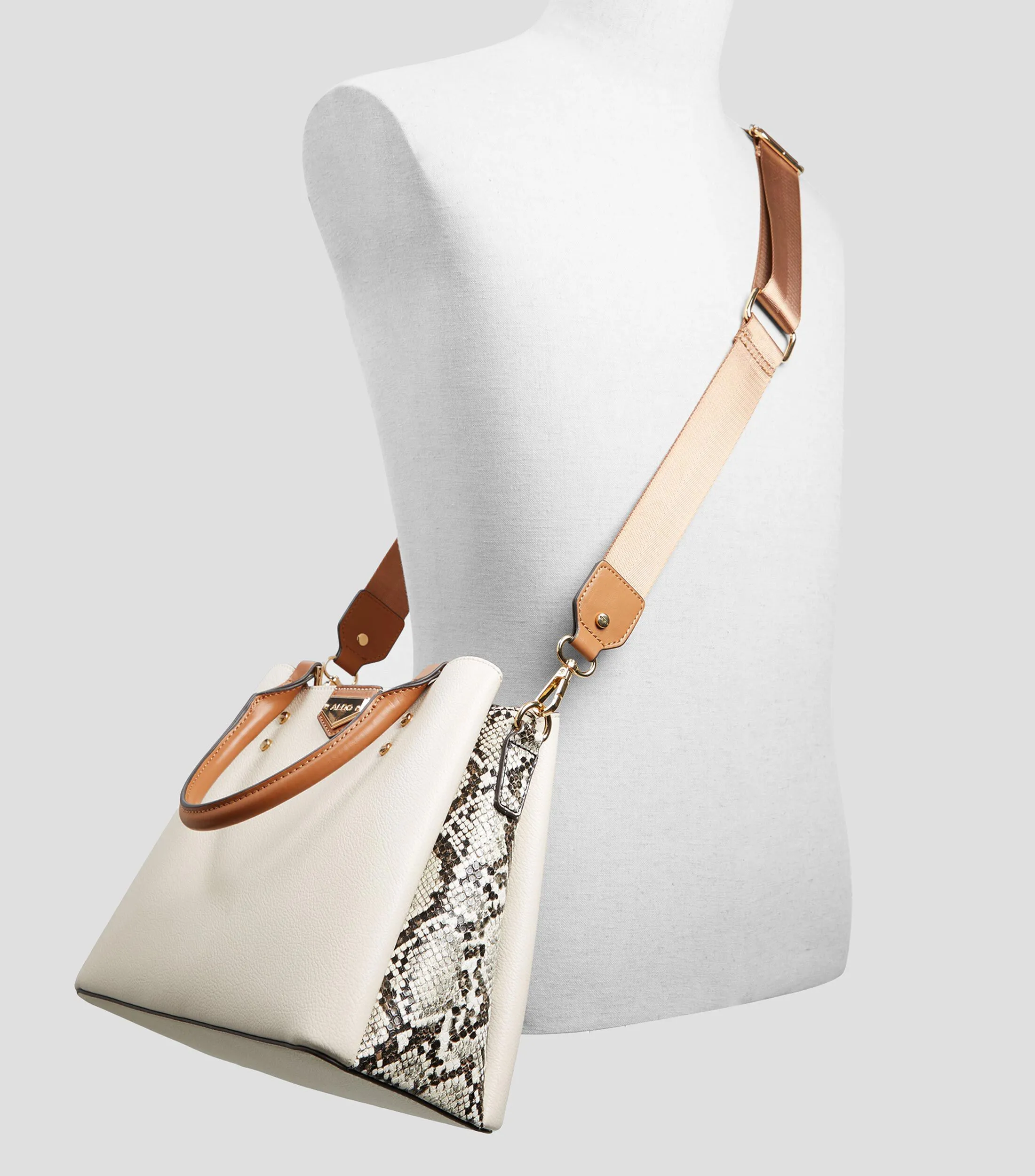 Aldo Bolso Satchel liso Mujer