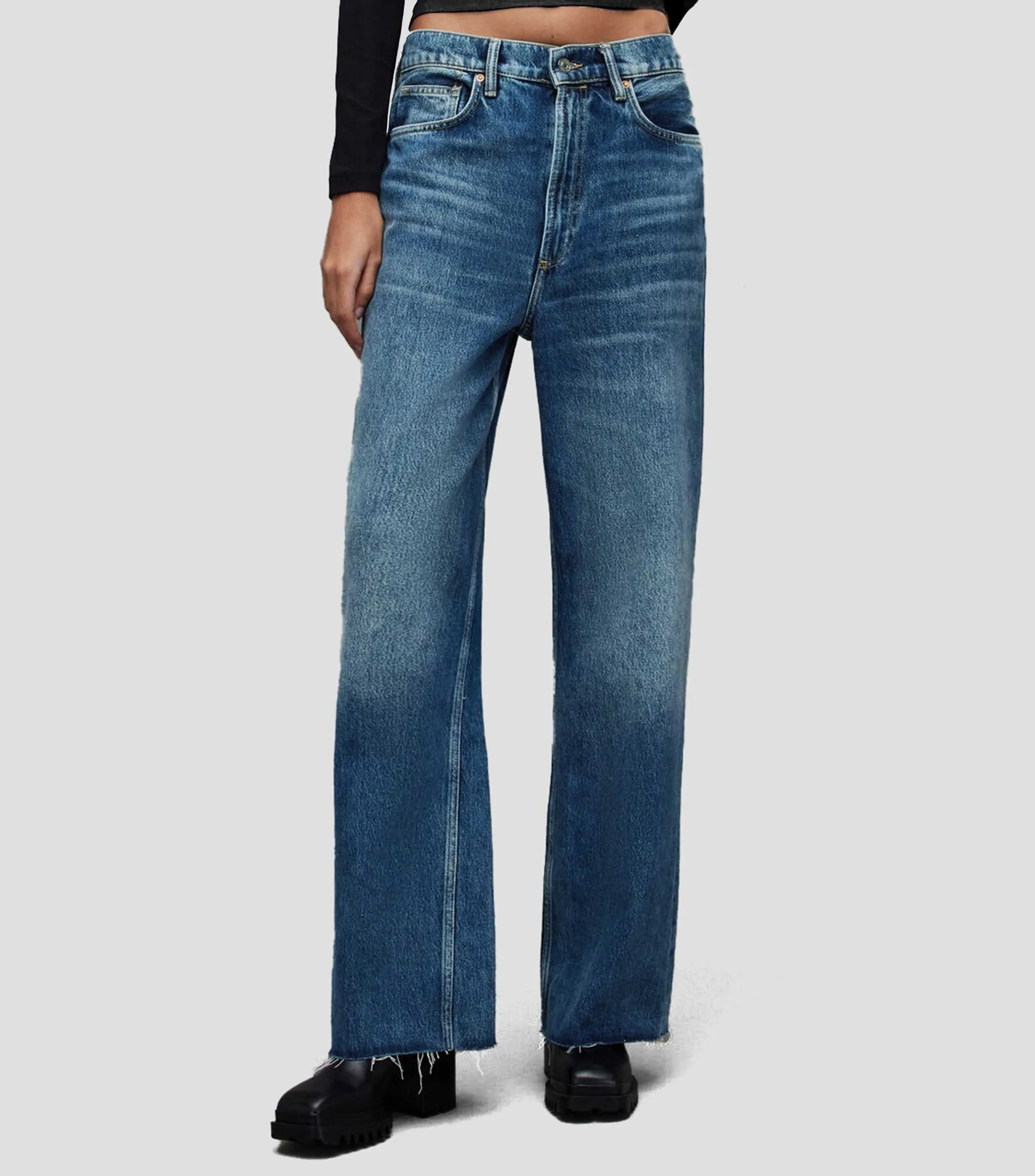 AllSaints Jeans rectos Mujer