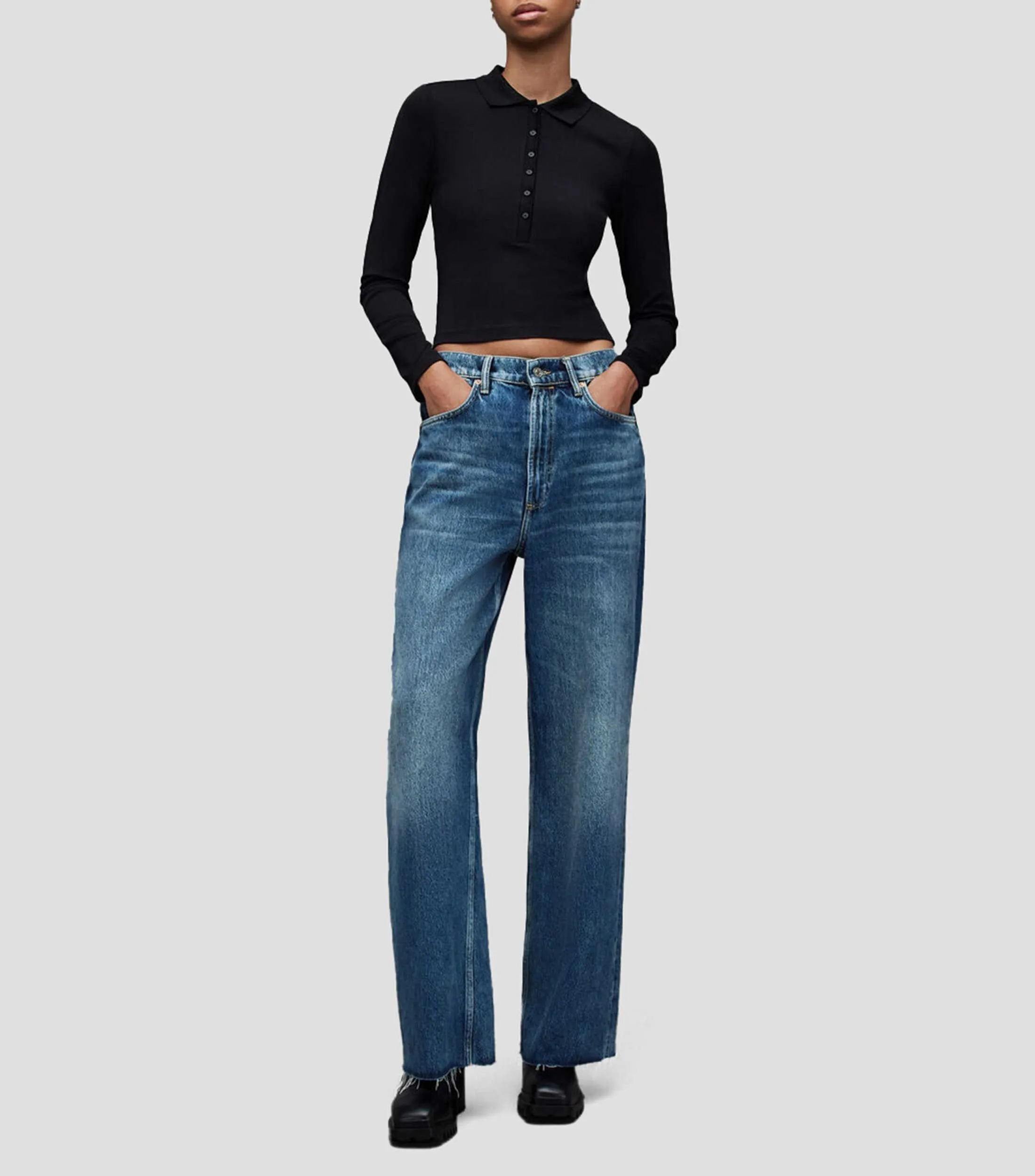 AllSaints Jeans rectos Mujer