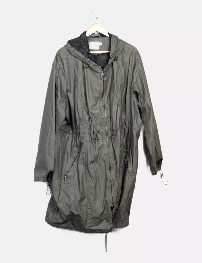Asos Parka con capucha verde