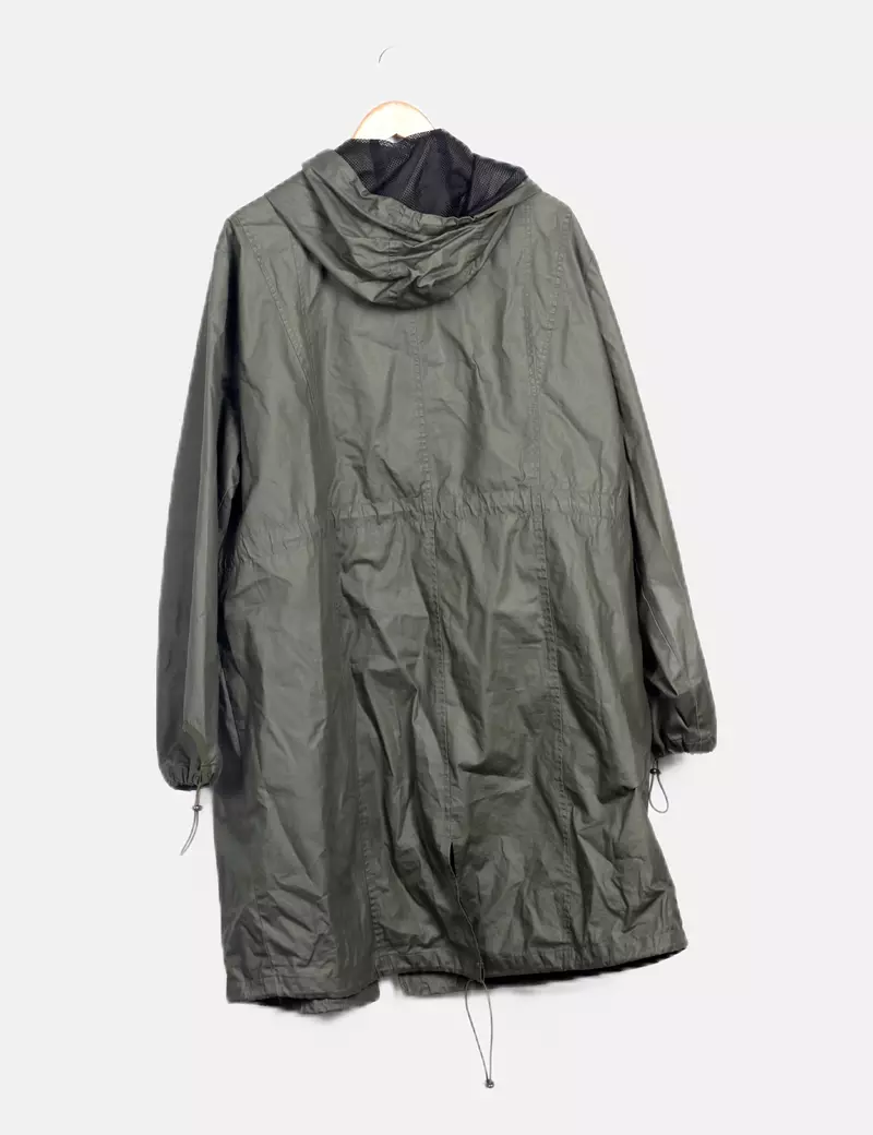 Asos Parka con capucha verde