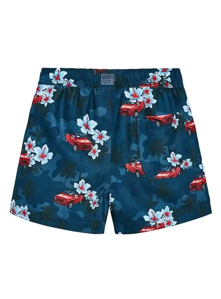 bañador mayoral tropical azul para niño