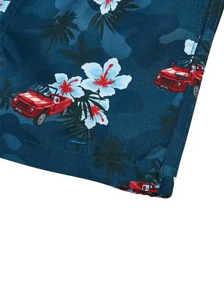 bañador mayoral tropical azul para niño