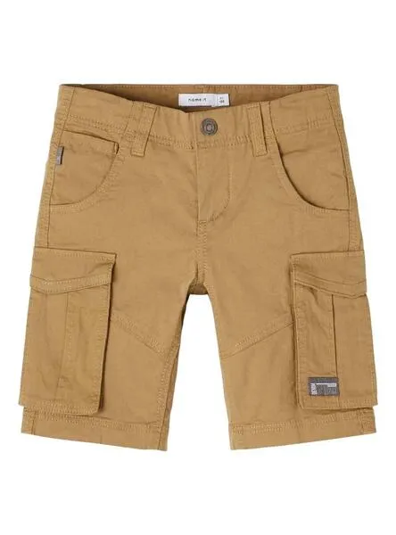 Bermudas Name It Ryan Marrón para Niño