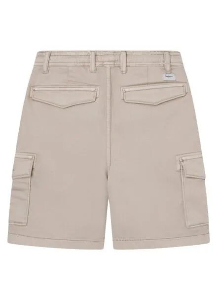 Bermudas Pepe Jeans Ted Beige Para Niño