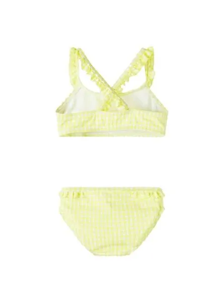 Bikini Name It Ziline Box Amarillo para Niña