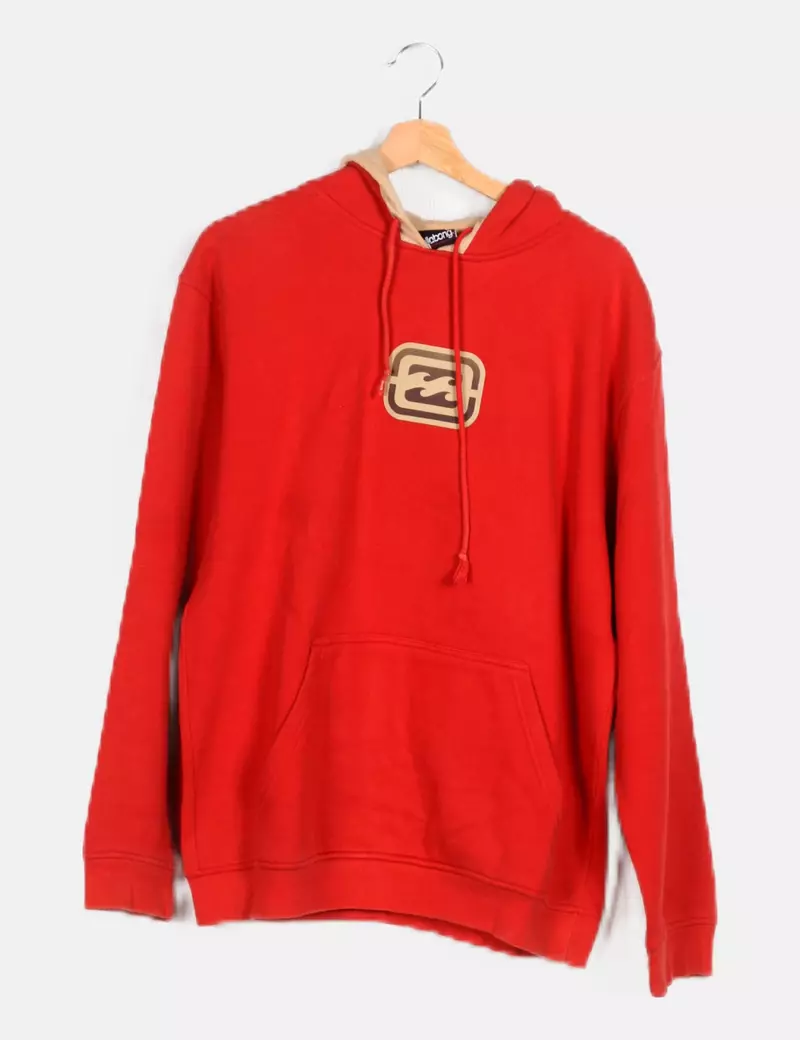 Billabong Sudadera con capucha roja