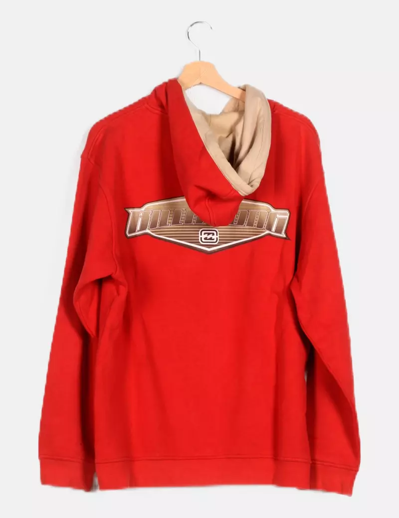 Billabong Sudadera con capucha roja