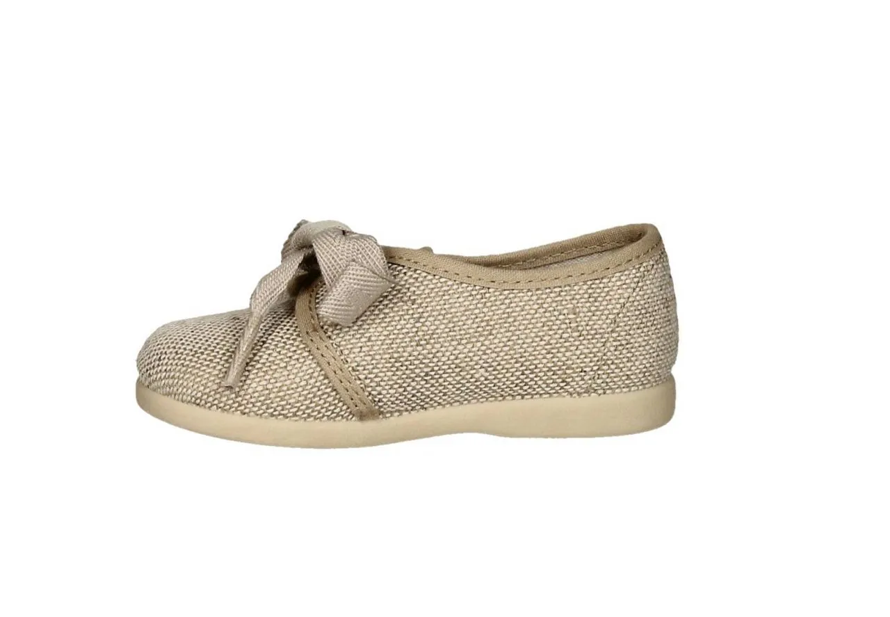 Blucher Lino Natural Con Lazada