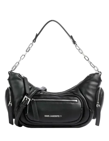 Bolso de hombro mediano K/City negro