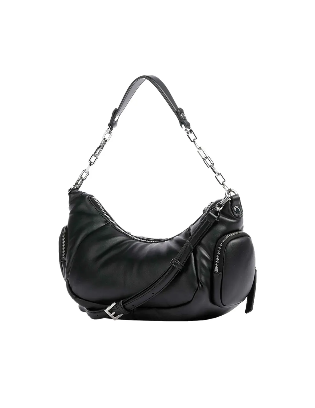 Bolso de hombro mediano K/City negro