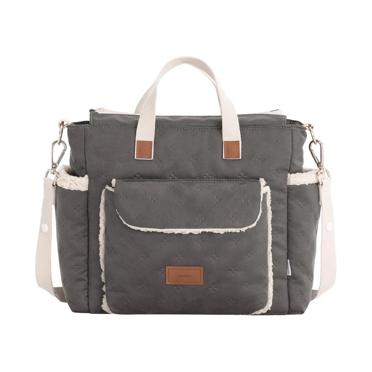 BOLSO MATERNAL PACK SOFT WINTER GRIS 16x43x37 CM CAMBRASS