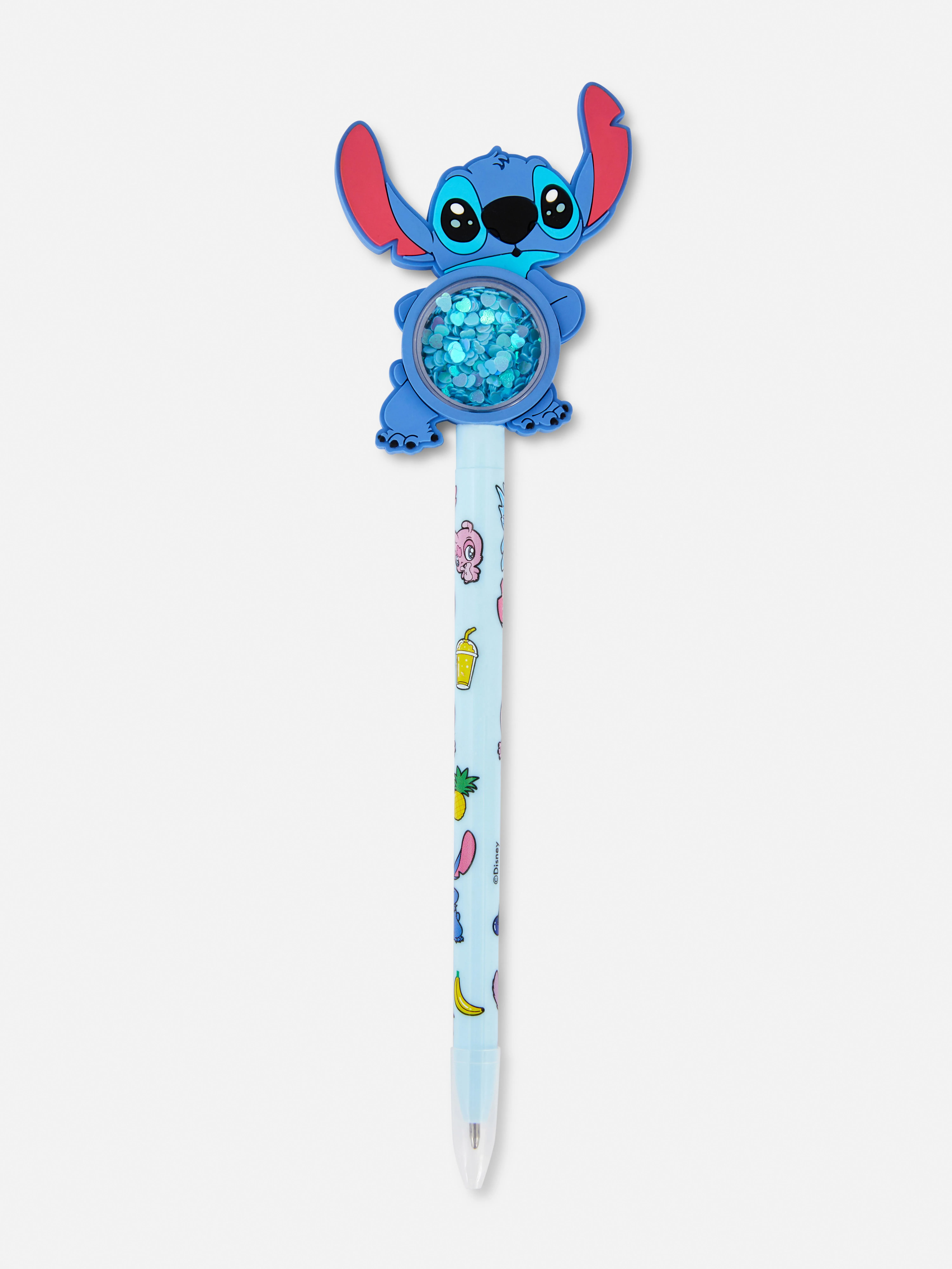 Bolígrafo con purpurina de Lilo y Stitch de Disney