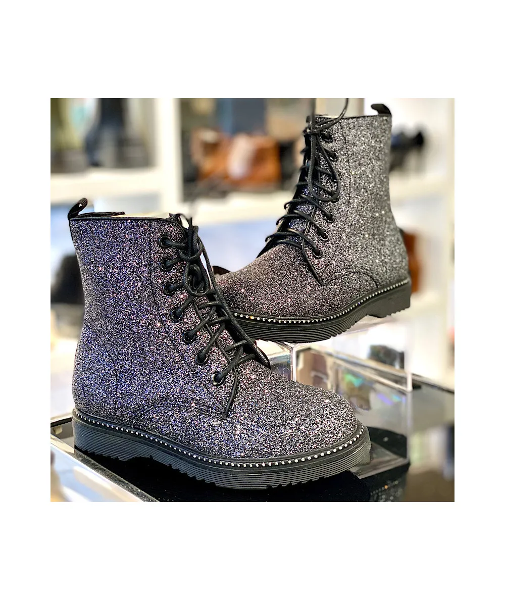BOTA NIÑA BRILLO