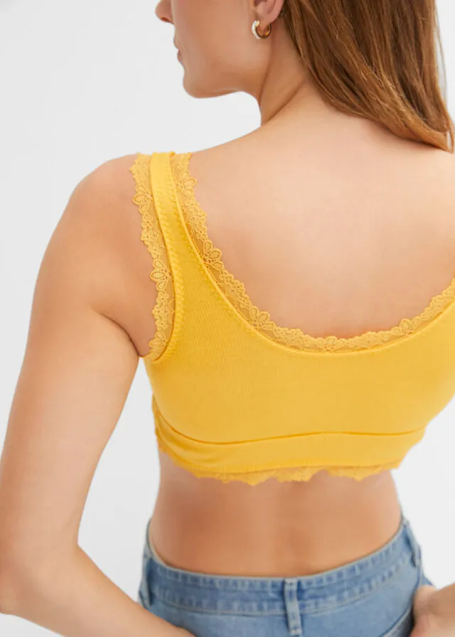 BUSTIER GIRASOLBLANCO LANA