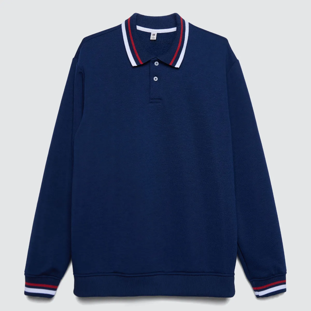 Buzo Con Cuello Tipo Polo