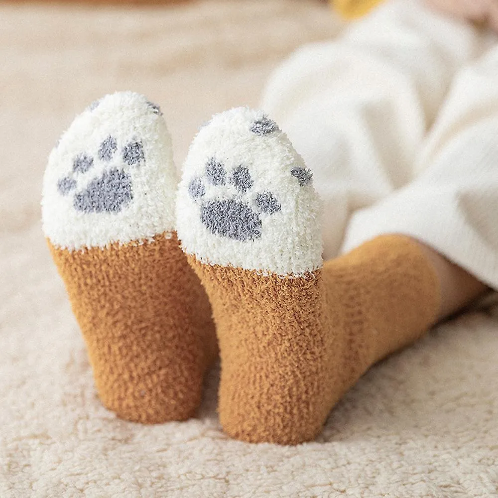 Calcetines difusos para mujer calcetines esponjosos cálidos suaves y acogedores