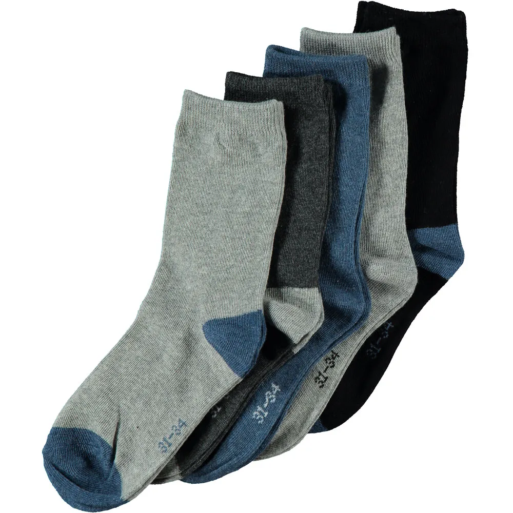 Calcetines para niño Tela elástica  Pack de 5