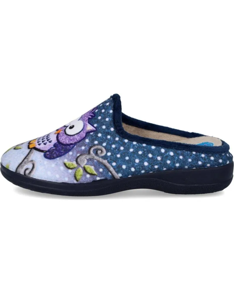Calzado de casa de Mujer L&R SHOES LR SHOES 153 ZAPATILLAS DE CASA MUJER AZUL