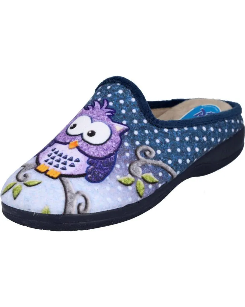 Calzado de casa de Mujer L&R SHOES LR SHOES 153 ZAPATILLAS DE CASA MUJER AZUL
