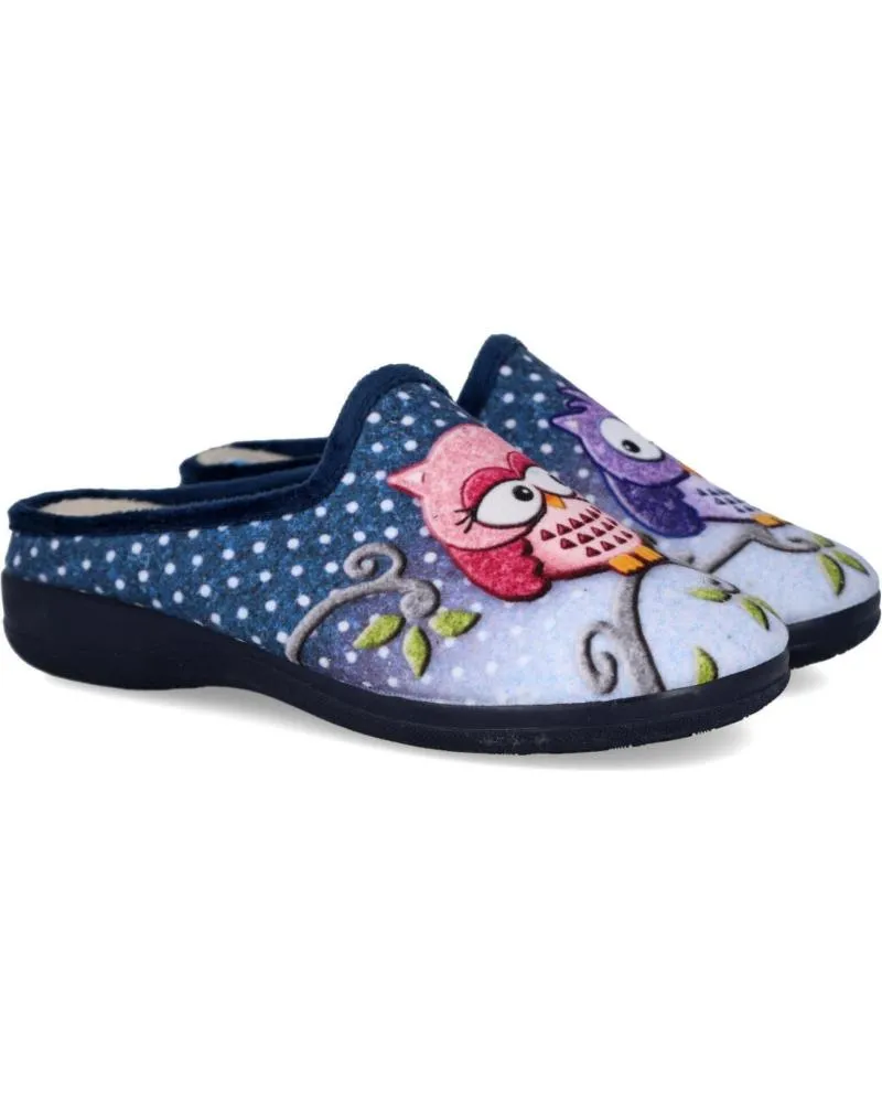 Calzado de casa de Mujer L&R SHOES LR SHOES 153 ZAPATILLAS DE CASA MUJER AZUL