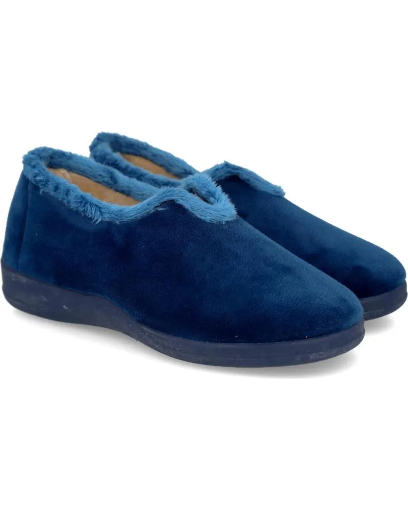Calzado de casa de Mujer L&R SHOES LR SHOES 399 ZAPATILLAS DE CASA MUJER AZUL