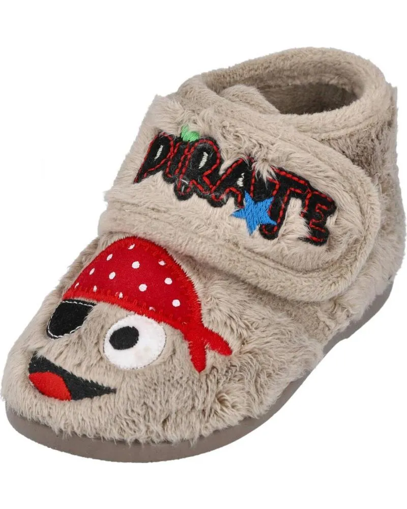 CALZADO DE CASA DE NIñO VULLADI 5109123 ZAPATILLAS DE CASA NI TAUPE