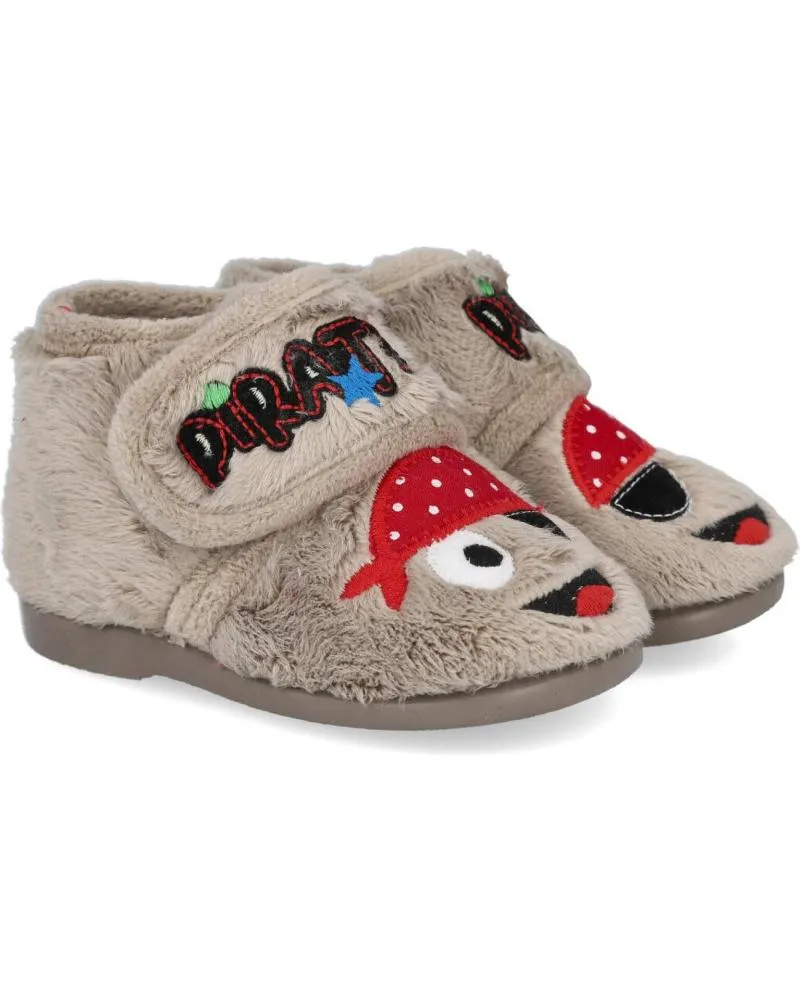 CALZADO DE CASA DE NIñO VULLADI 5109123 ZAPATILLAS DE CASA NI TAUPE