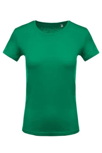 Camiseta Con Cuello Redondo De Mujer