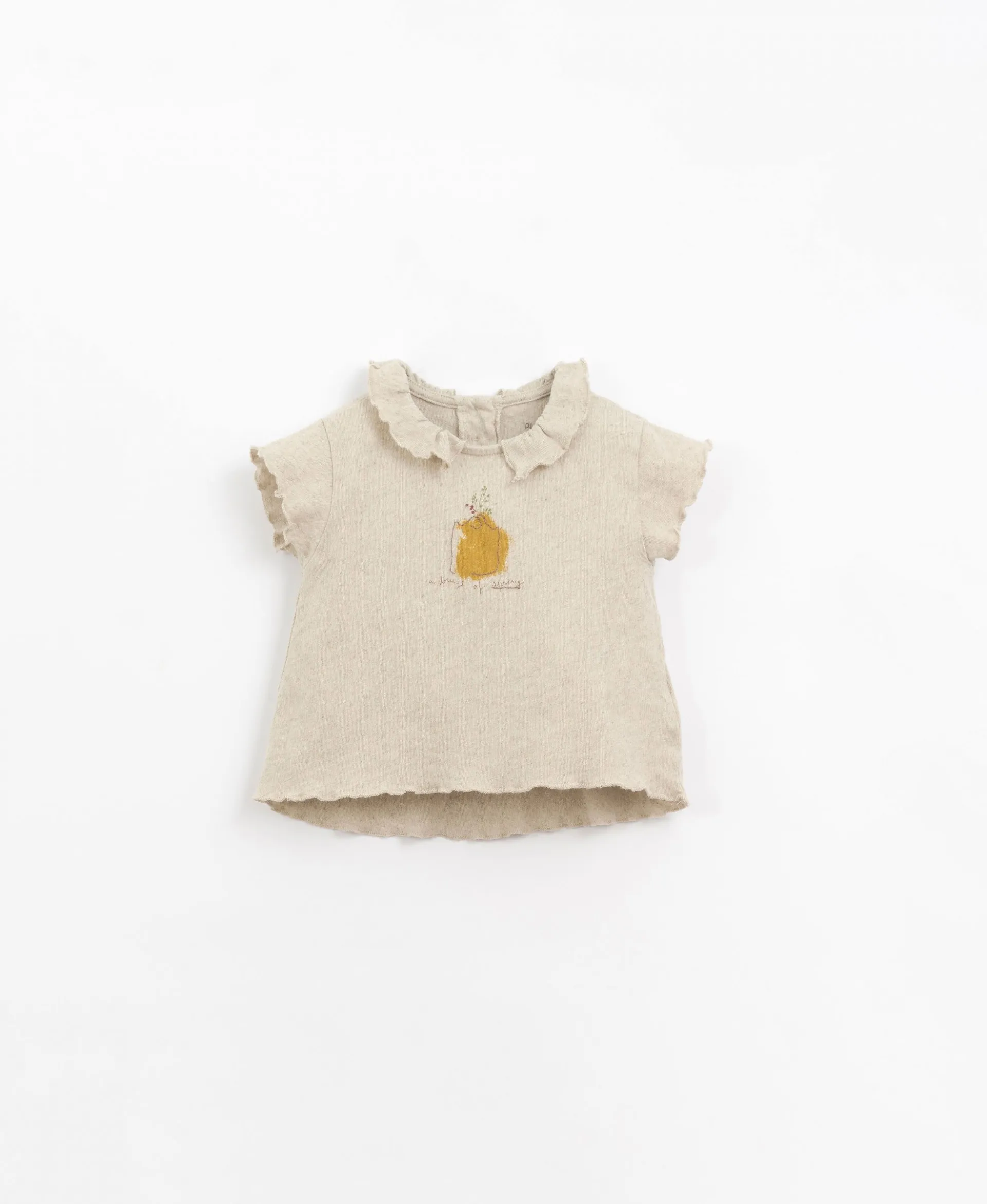 Camiseta con volante en el cuello | Organic Care