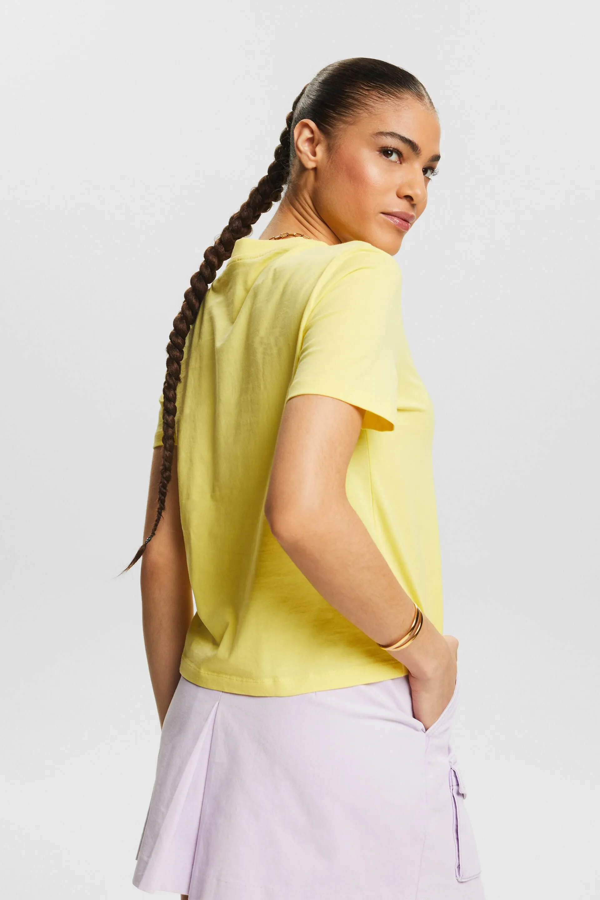 Camiseta de punto con logotipo