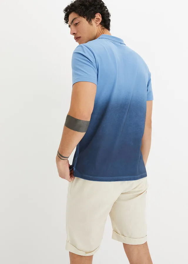 Camiseta de tipo polo Azul cristal