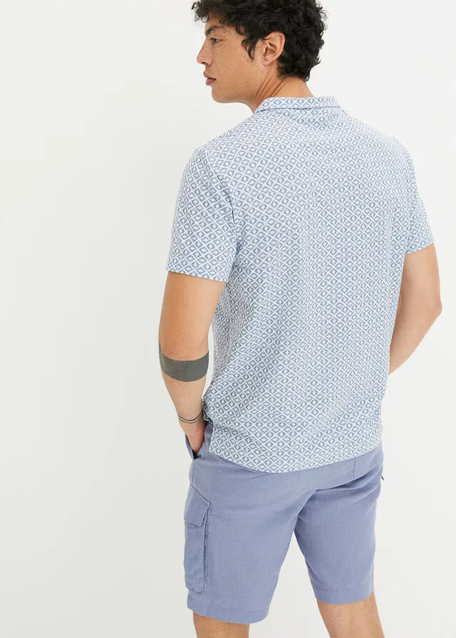 CAMISETA DE TIPO POLO AZUL PáLIDOíNDIGO