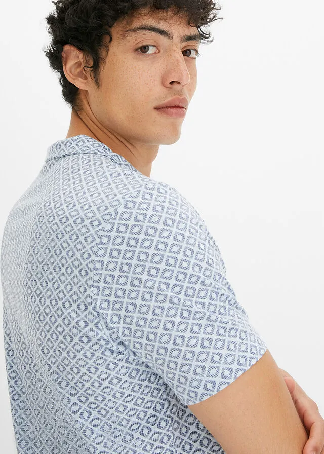 CAMISETA DE TIPO POLO AZUL PáLIDOíNDIGO