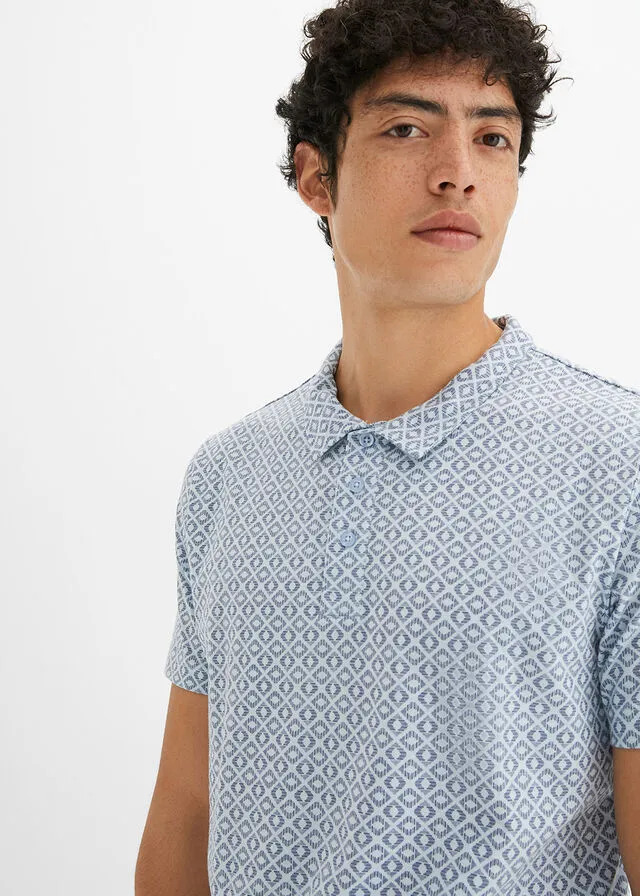 CAMISETA DE TIPO POLO AZUL PáLIDOíNDIGO