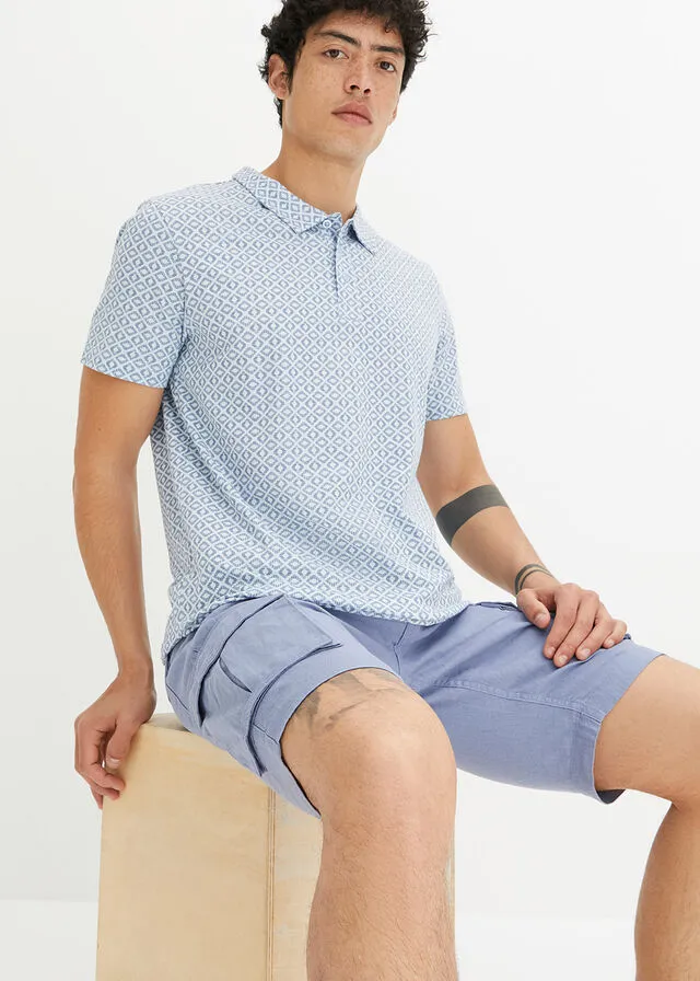 CAMISETA DE TIPO POLO AZUL PáLIDOíNDIGO
