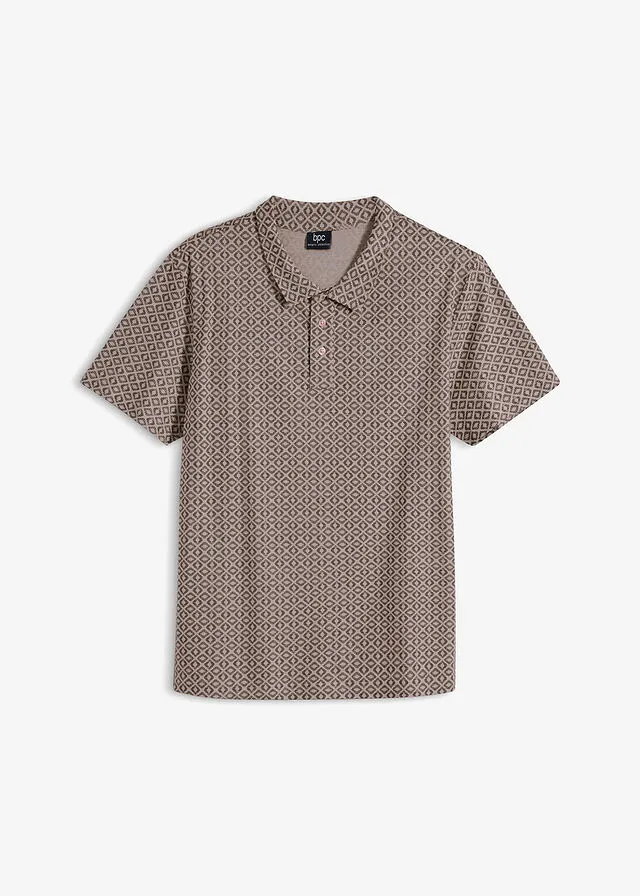 CAMISETA DE TIPO POLO PIEDRAMARRóN MEDIO