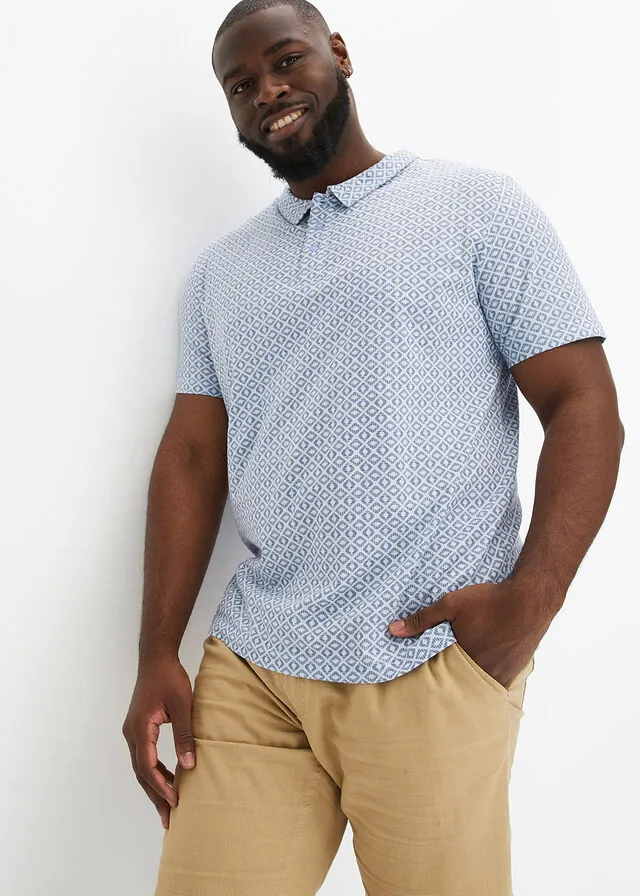 CAMISETA DE TIPO POLO PIEDRAMARRóN MEDIO