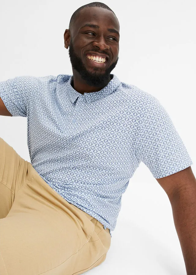 CAMISETA DE TIPO POLO PIEDRAMARRóN MEDIO