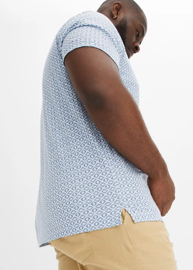 CAMISETA DE TIPO POLO PIEDRAMARRóN MEDIO